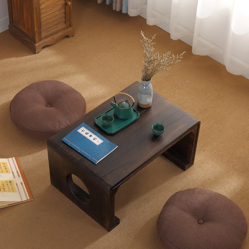 
Modern and simple paulownia wood folding table 