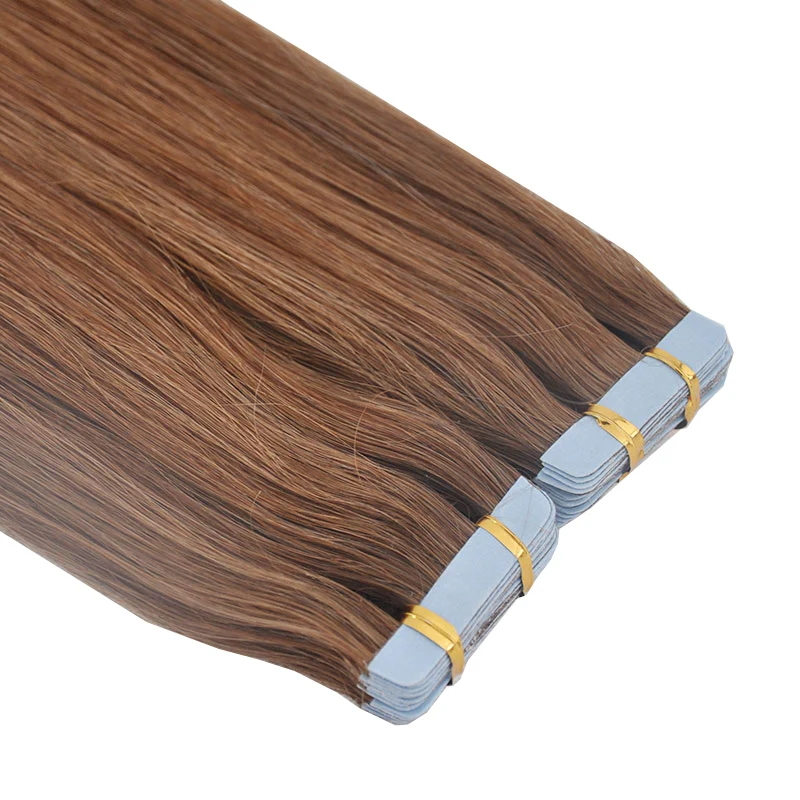 
30 inch Remy Invisible Tape Hair Extensions Adhesive 