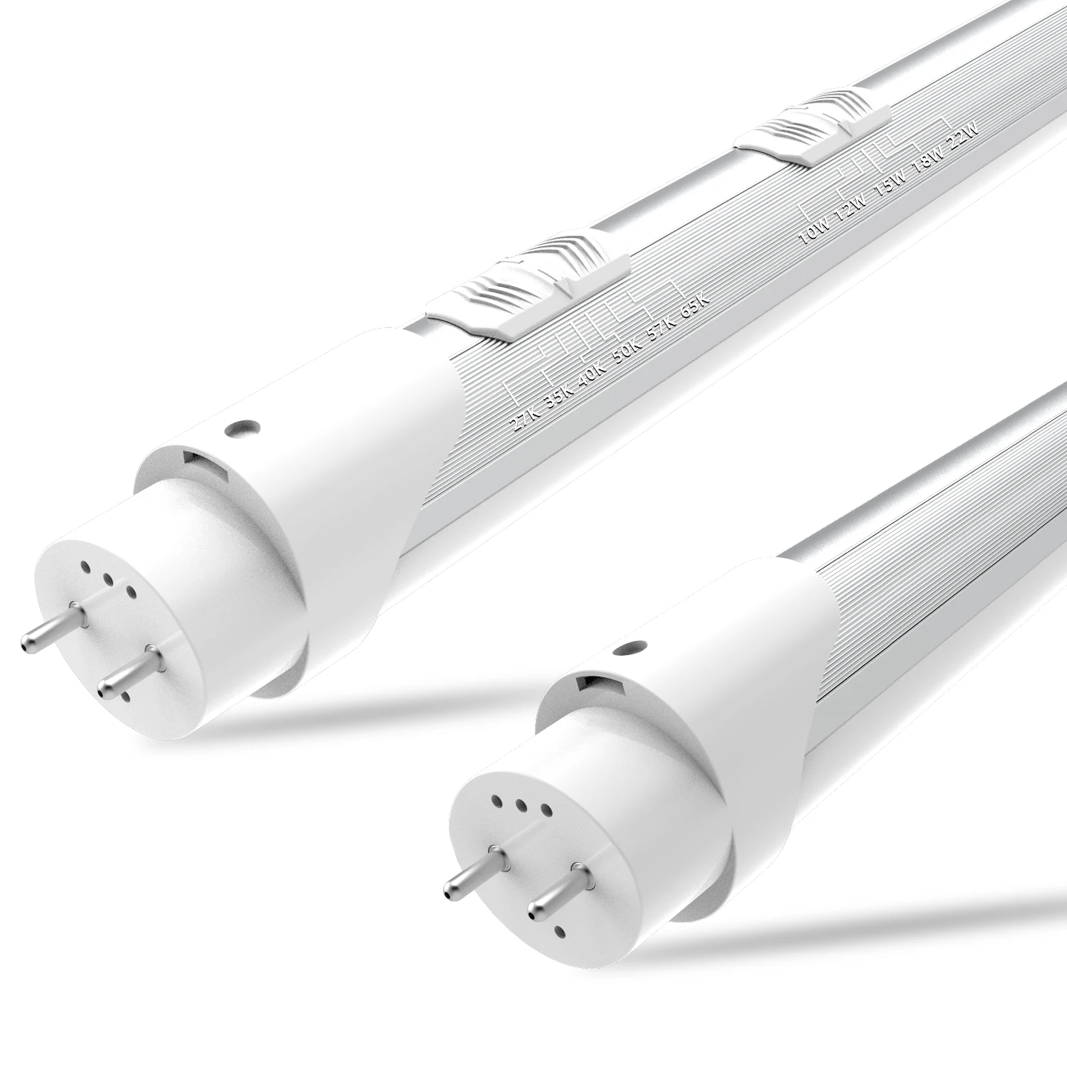 Banqcn dlc listed t8 type b tubes lights led aluminum+pc cover 6cct & 5wattage selectable high-brightness no stroboscopic