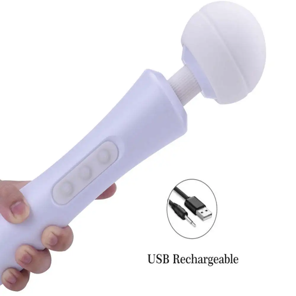 Hot sale Strong vibration Powerfully large AV Wand Massage USB chargeable Body Massage Stick