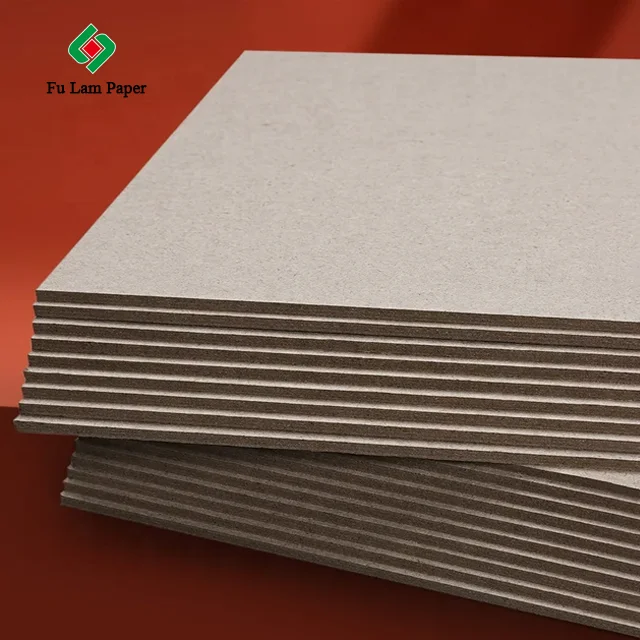 Hot sale solid cardboard paper 3mm grey paperboard sheet