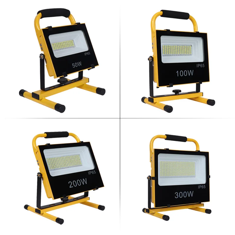Factory direct selPortable Adjustable Inspection Rotation Rechargeable Cordless Handheld Folding 30W SMD Led Charging Floodlight