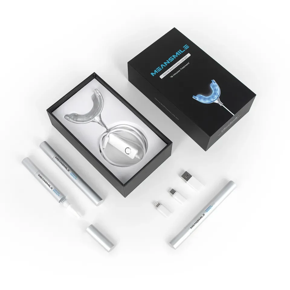 Very Popular  High Quality Private  Logo Usb connected Teeth Whitening LED Kit For Breath Refreshing