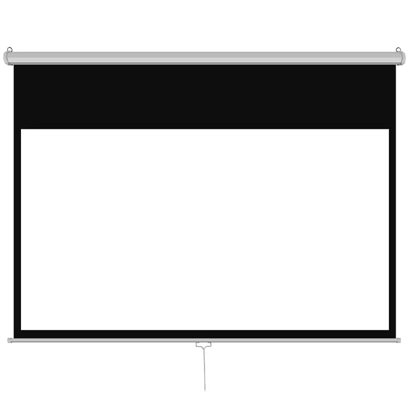 100in roll down alr projector screen indoor wall screen for 3d projector alr projector screen wall mounted