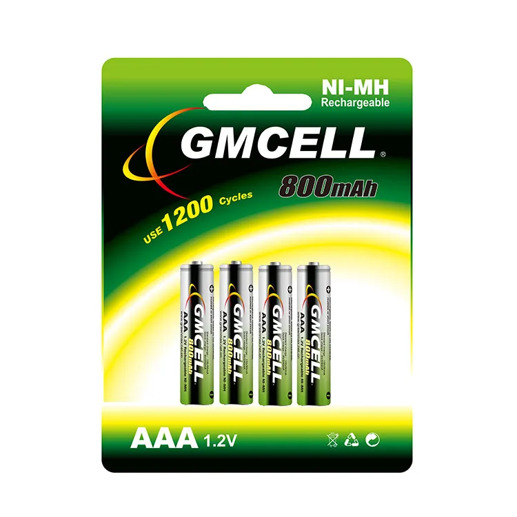 GMCELL Industrial Environmentally Friendly 800mAh Ni-MH Battery Pack For Electronic Devices