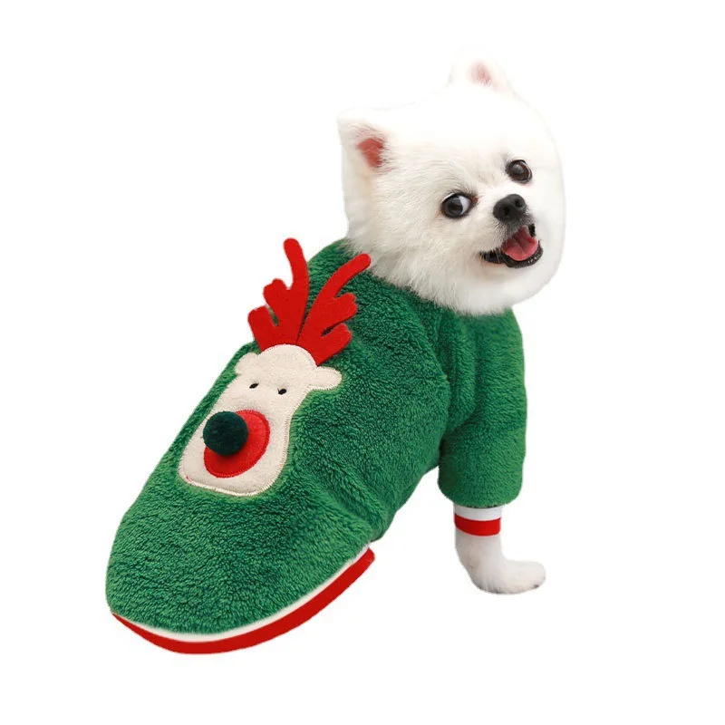 Christmas Warm Pet Dogs Clothes S-xxl Clothes Pet Vest Puppy French Bulldog Costume Poodle Pet Costume Winter Costume