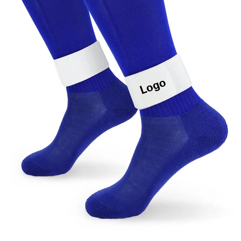 Lower MOQ Football Sock Holder One Size Fixed Strap Anti Slip Elastic Soccer Shin Straps