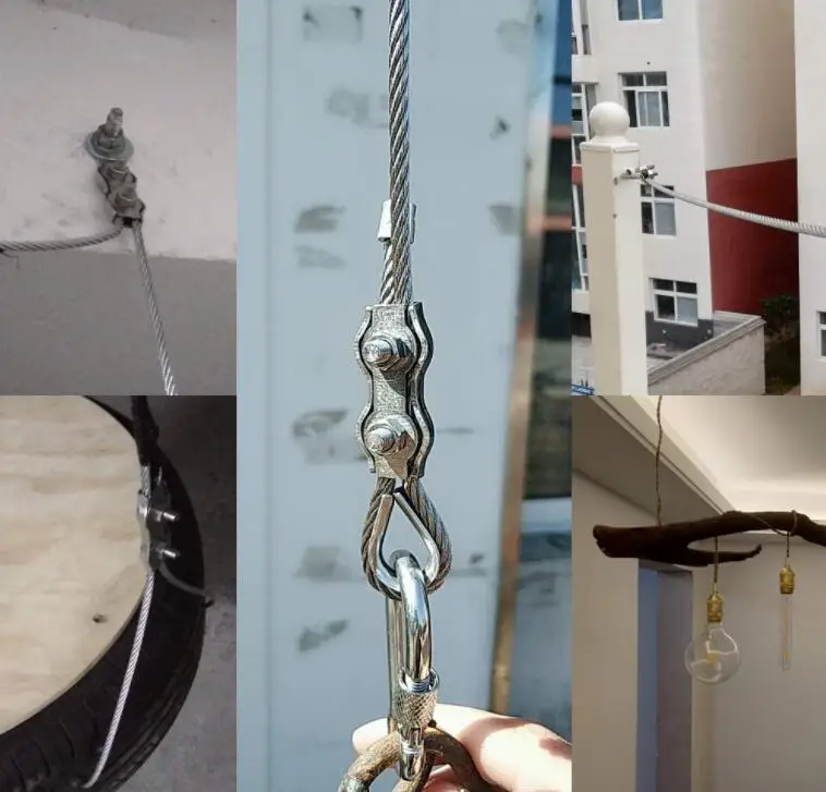 Stainless Steel 316/304 Metal Double Wire Rope Clips