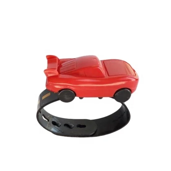 Race cars toy for children 2024 plastic toys mini car shape watch toy game set promotion gift promotional items