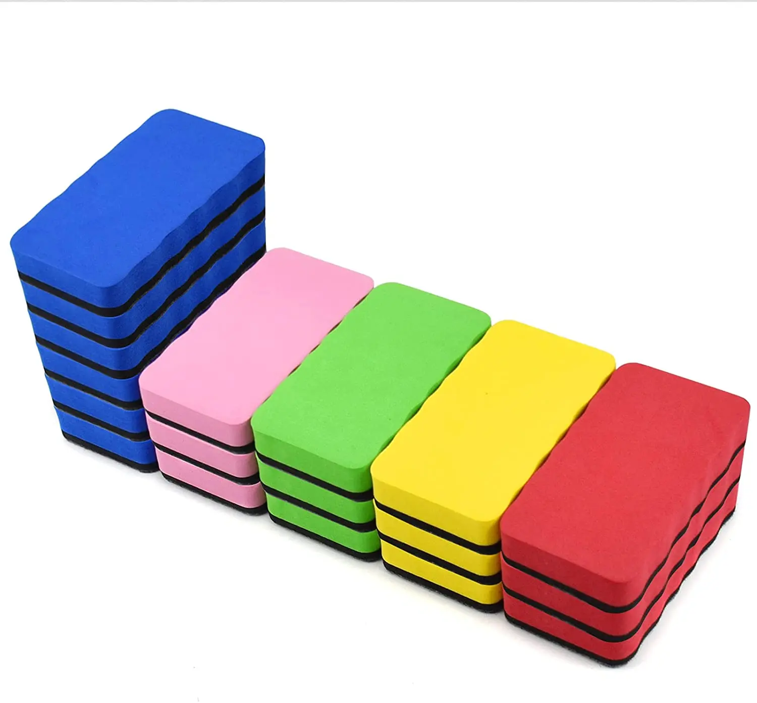 Укомплектованная прямоугольная Магнитная белая доска сухие ластики с ЭВА-фетром очиститель для классной доски стеклоочистители дома офиса принадлежности учителей