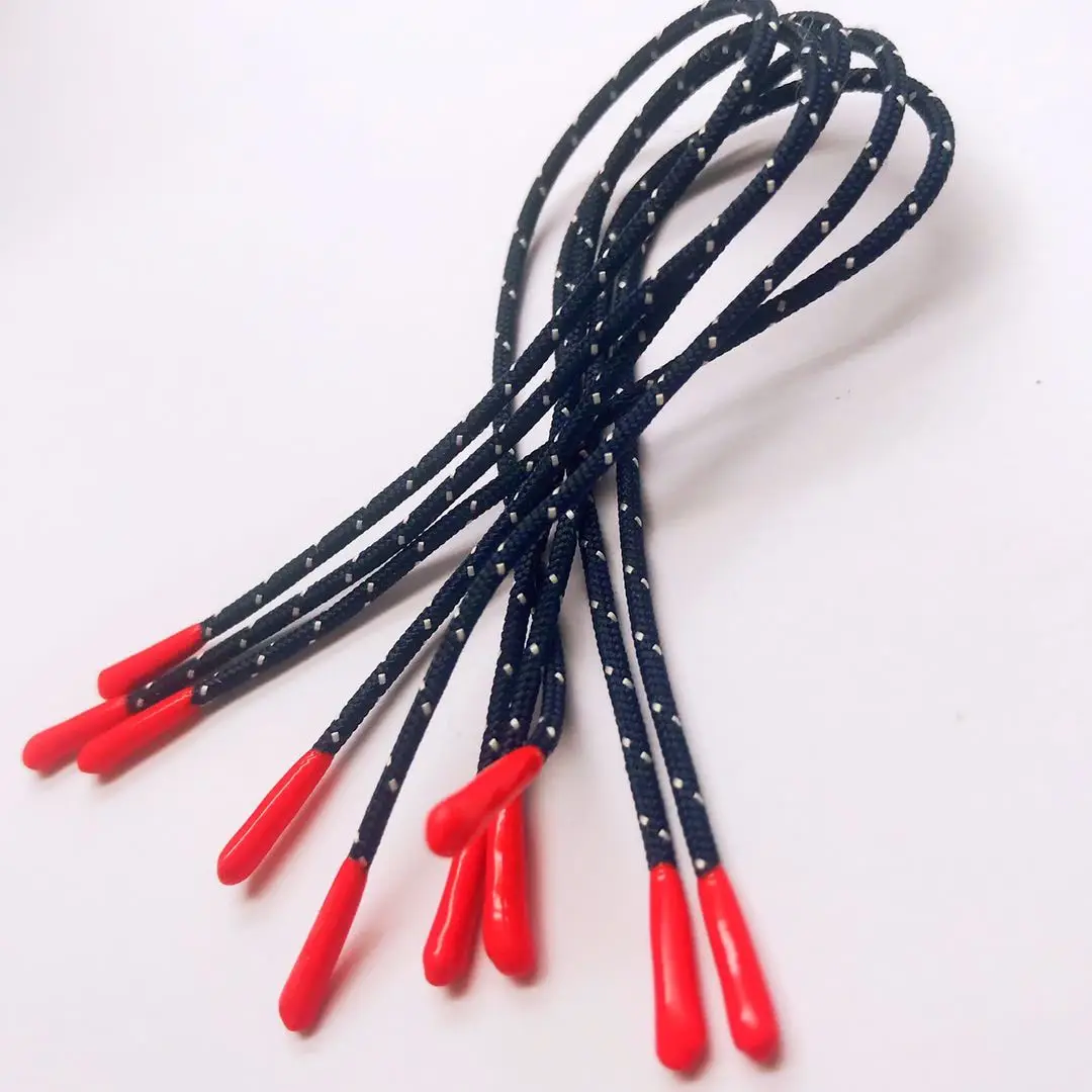 1,5 мм Круглый Полиэфирный шнур, съемник молнии с силиконовым погружным концом