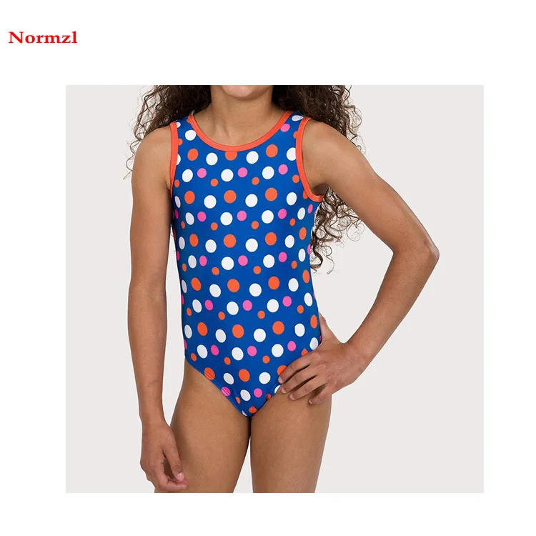 Сублимационный принт тренажерный зал трико для маленьких девочек Купальник Одежда танцев Лидер продаж гимнастический купальник