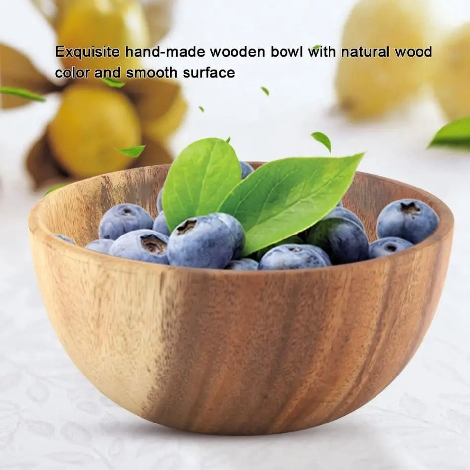 Factory Custom Cheap Low Price Acacia Wooden Bowl