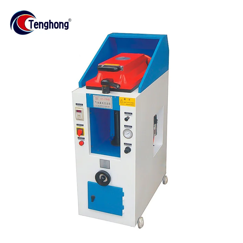 Tenghong TH-586-19 for shoes making Machinery Manual Single Station Single Head Shoes Sole Pressing Attaching Machine