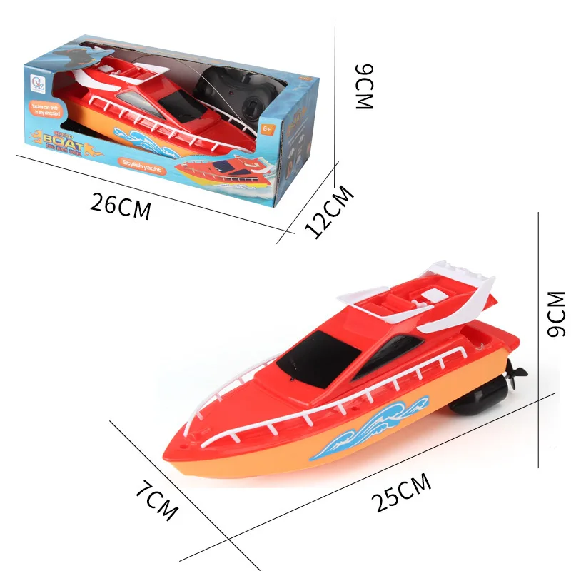 Remote-Control Ship Speedboat Long-Lasting Endurance High-Speed Rowing Toy Speedboat