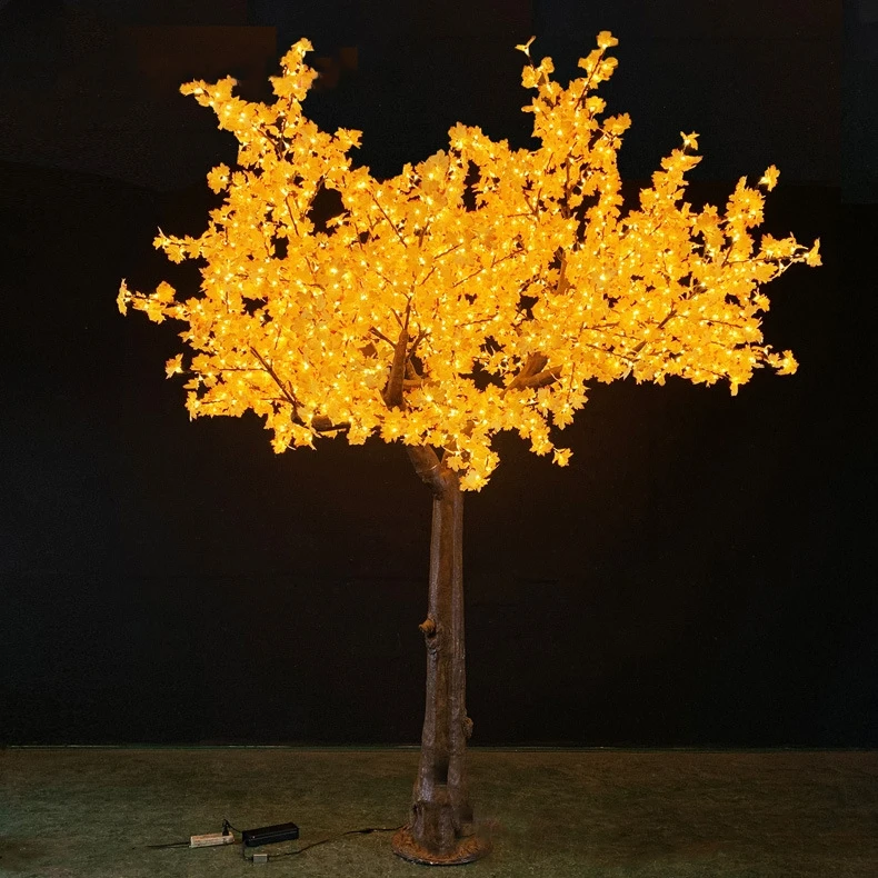 ANPU Lighting High Simulated Artificial Autumn Maple LED Tree For Indoor Outdoor Decoration Event Wedding