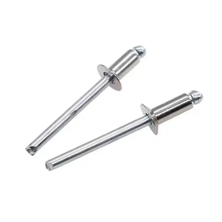 Open-End 304 Stainless Steel Countersunk Head Blind Rivets M2.4/4.8/5 Aluminum round Pattern Tubular Fastener to DIN Standards