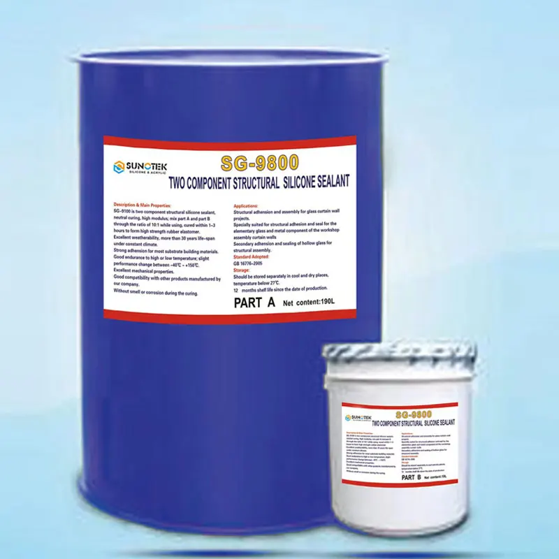 Adhesive sealant good adhesion mildew resistant high-performance joint sealing structural neutral silicone sealant 300ml 590 ml