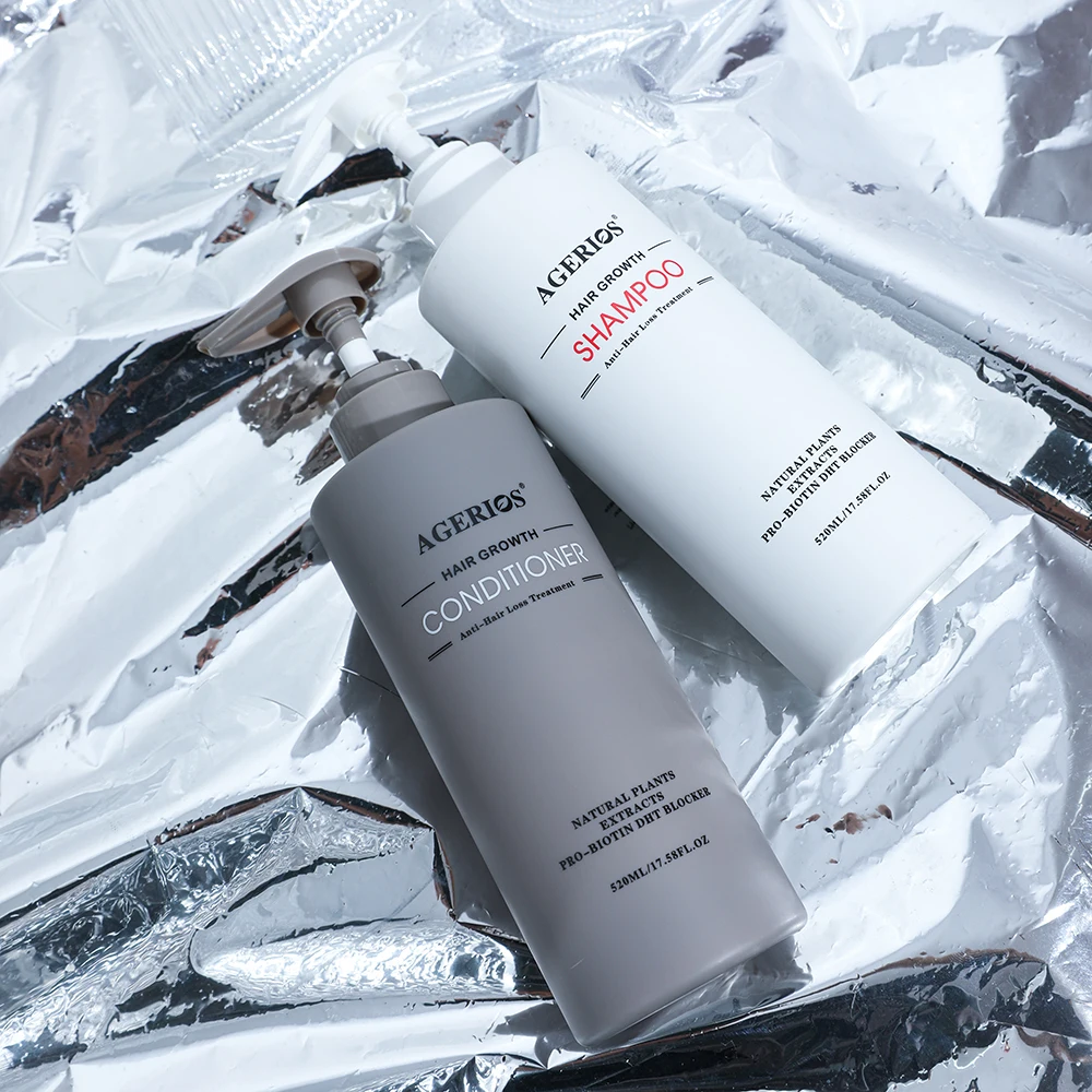 Private Label Gentle Cleansing Shampoo And Conditioner Care Set Dandruff Hair Loss Natural Organic Hair Growth Ginger Shampoo