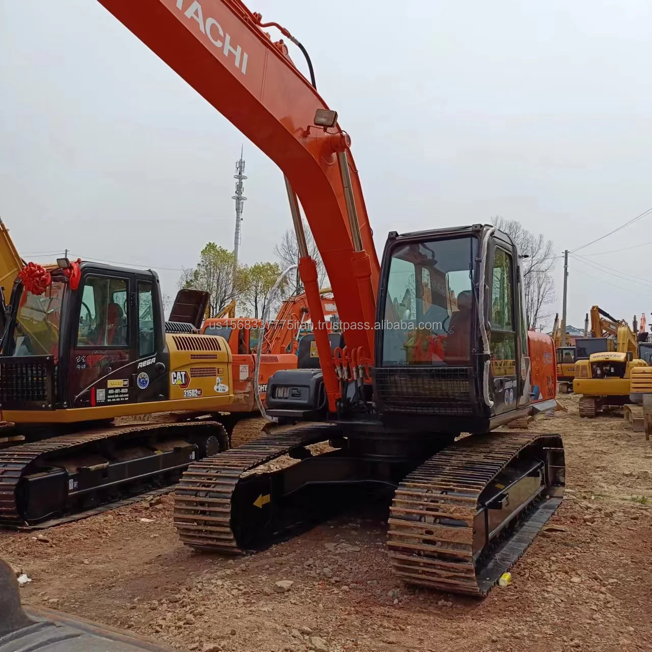 Высококачественный экскаватор Hitachi ZX200 20 тонн большой с гиперкинезом сделано в Японии