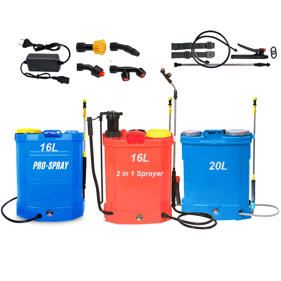 16L 20L Knapsack electric  operated power Battery Sprayer for Agriculture