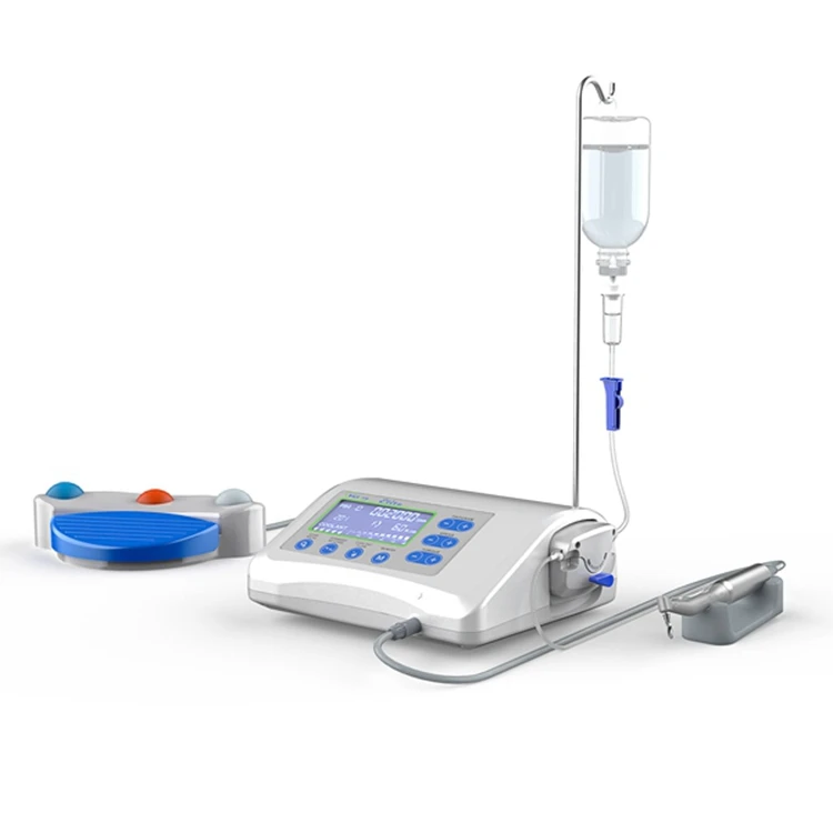 M402 Elite Dental Surgery Implant System Brushless Micro Motor Teeth Drill Kit with Implant 20:1 Contra Angle Handpiece