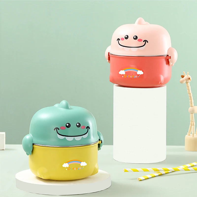 Hot or cold drinks cups with lids baby using food storage container Convenient carrying food grade cups