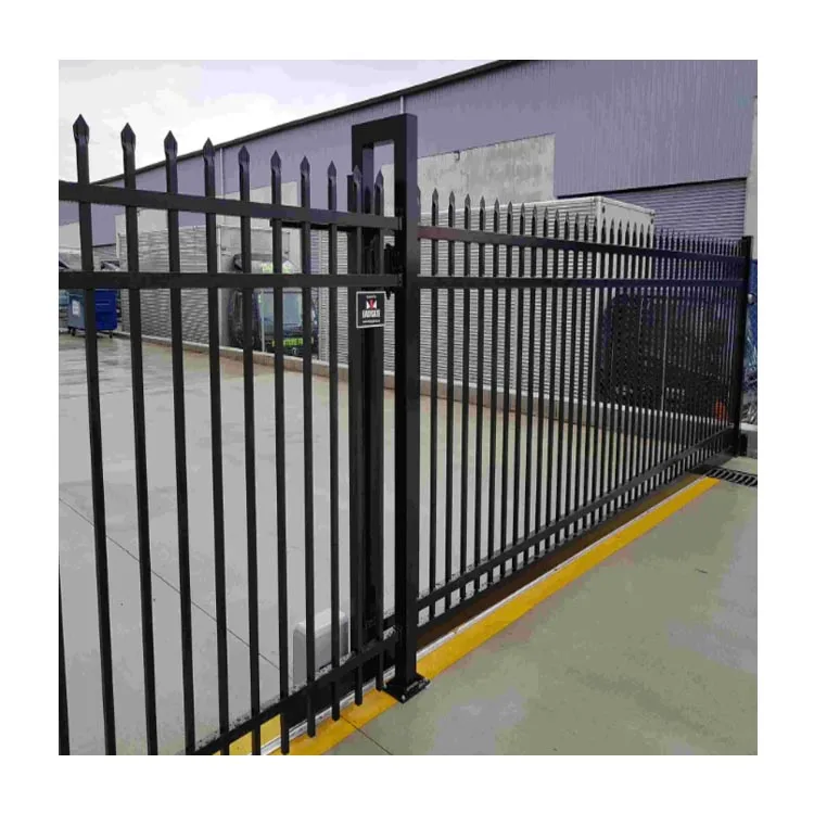 Hot sale sliding motorized driveway gate steel steel gate decorations