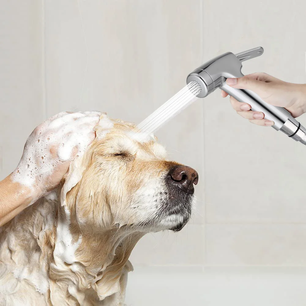 Matte Black Shattaf Bidet Shower Set with Leelongs Anti-twist PVC Flexible Shower Hose