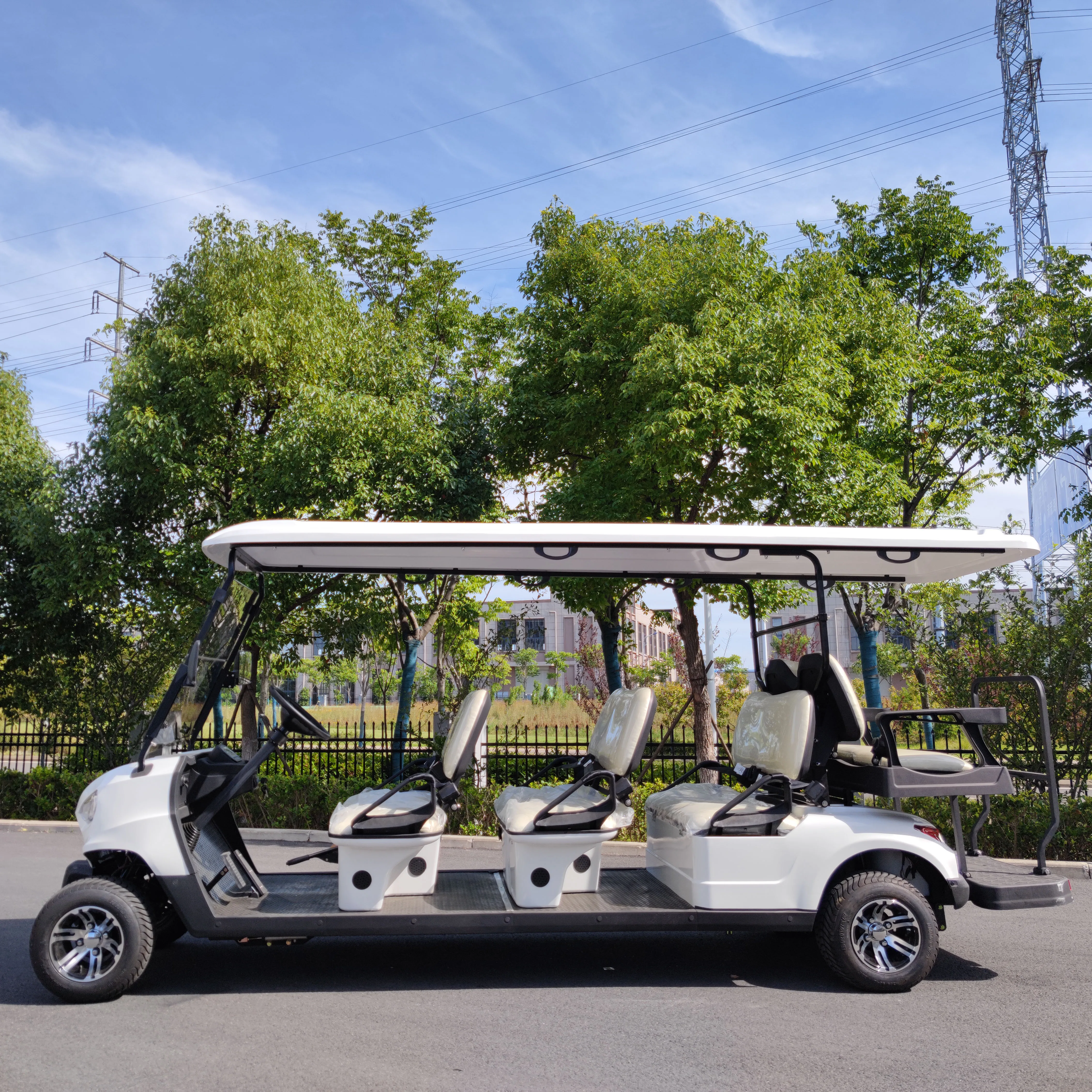 New energy 8 - seater Electric golf cars with Curtis controller