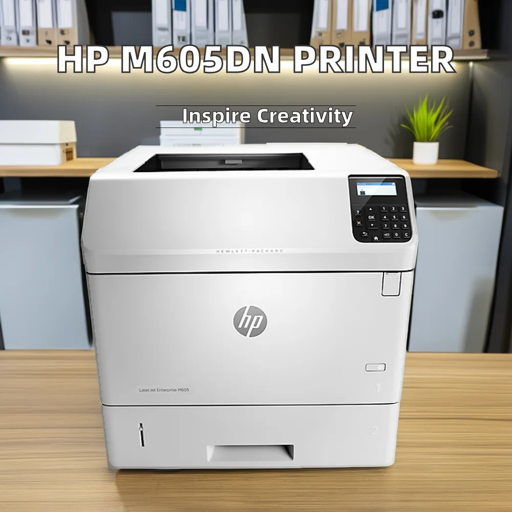 LaserJet Enterprise M605dn Network Monochrome Printer Machine E6B70A-High Quality Digital Duplicator
