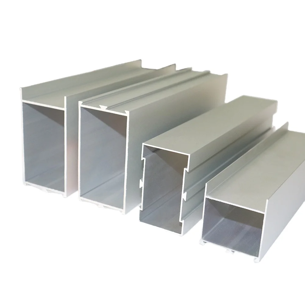 
matt Silver Anodized aluminum Indian aluminium profile aluminum door and window profile 