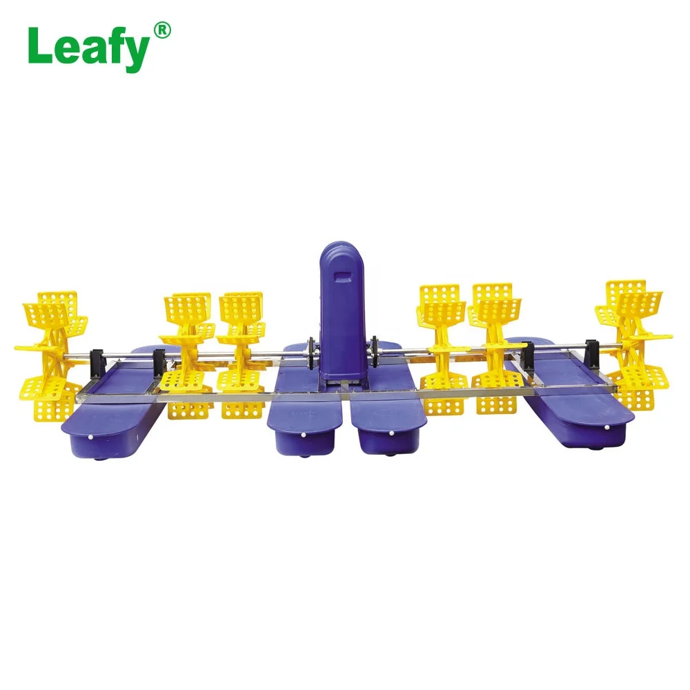 fish pond aerator  water leafy paddle wheel aerator machine