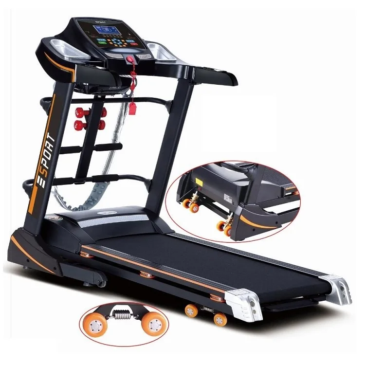 Lijiujia Running Machine Folding Treadmill Motorized Electric Gym Equipment Walking Running Machine Treadmill