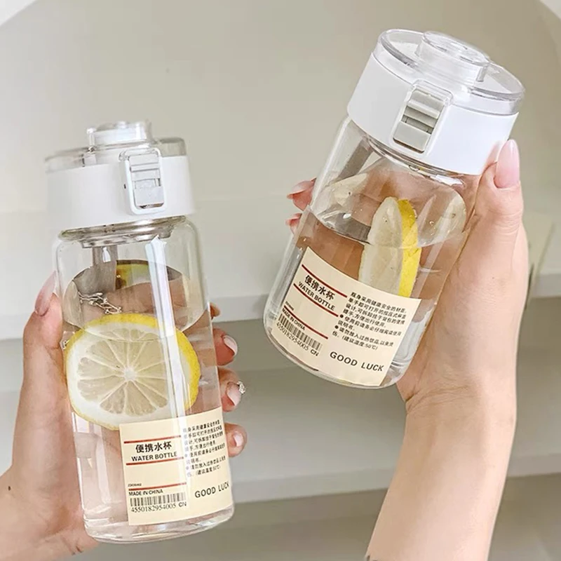 Пользовательский логотип BPA бесплатно Экологически чистая кофейная кружка портативная многоразовая пластиковая бутылка для воды сока