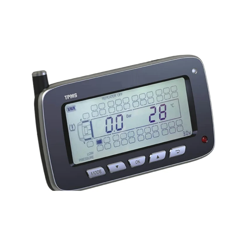 Car Tire Pressure Gauge Monitoring Intelligent System Wireless LED Display TPMS with 4 Internal TPMS Sensor