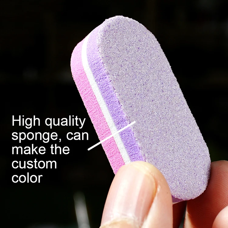 professional Sponge nail filer buffer custom Wholesale mini nail buffer Block