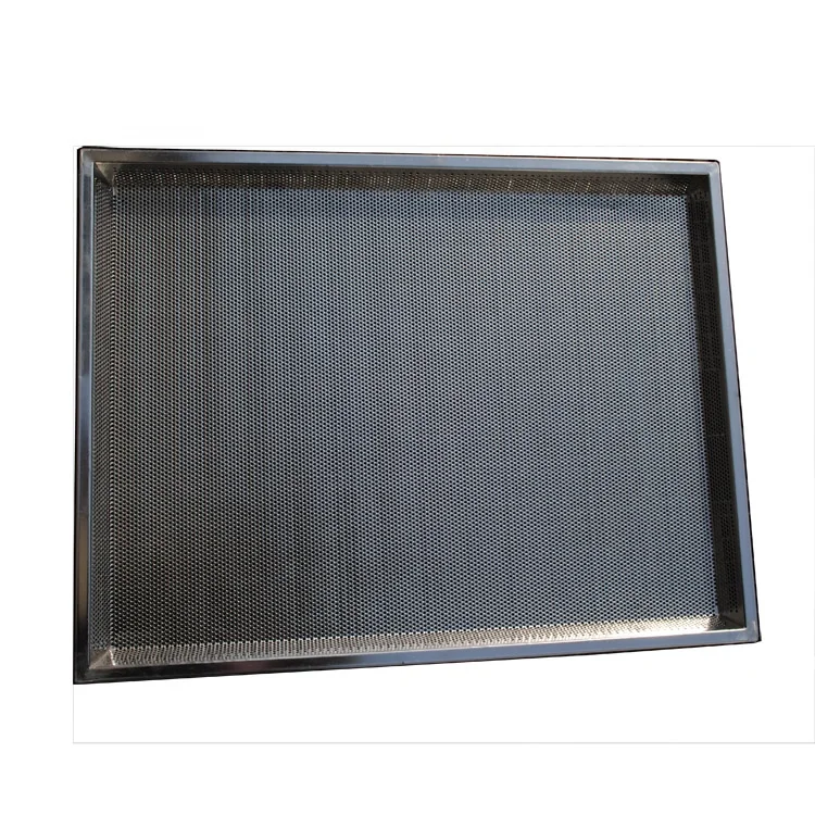 Custom Heat Resistant Metal Stainless Steel Perforated Tray Sheets for Drying Baking Freezing