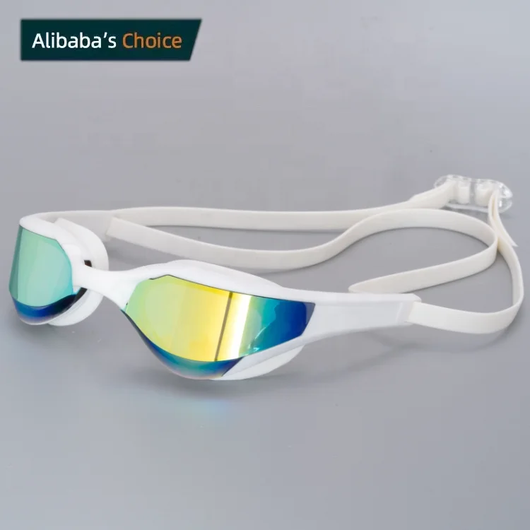 Professional racing design anti fog arena swimming glasses