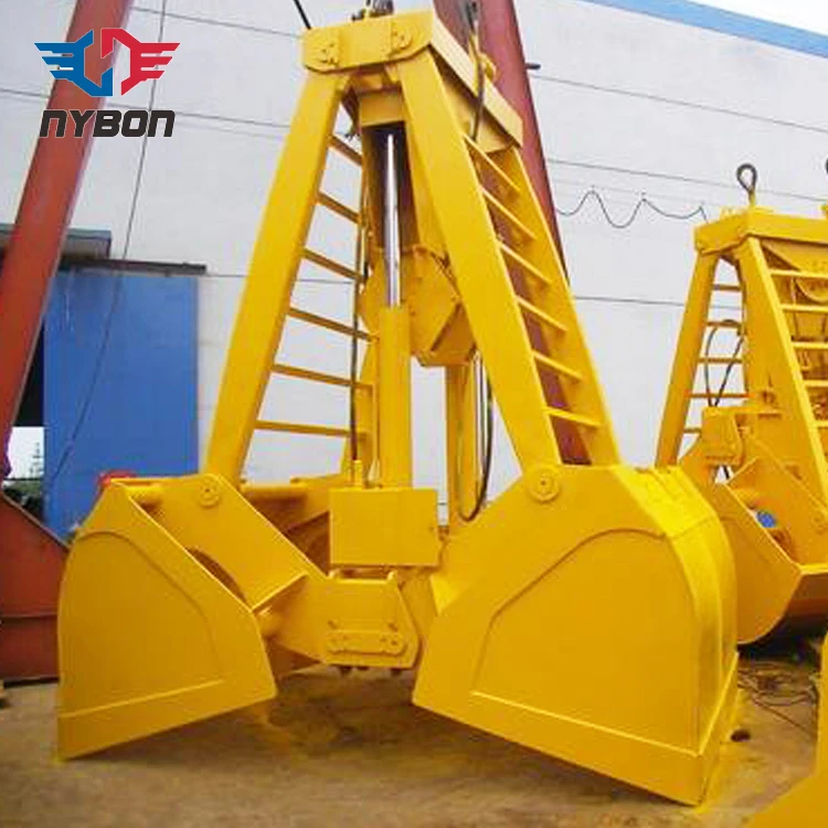 Hydraulic/Electric Motor 5m3 Clamshell Crane Grab Bucket