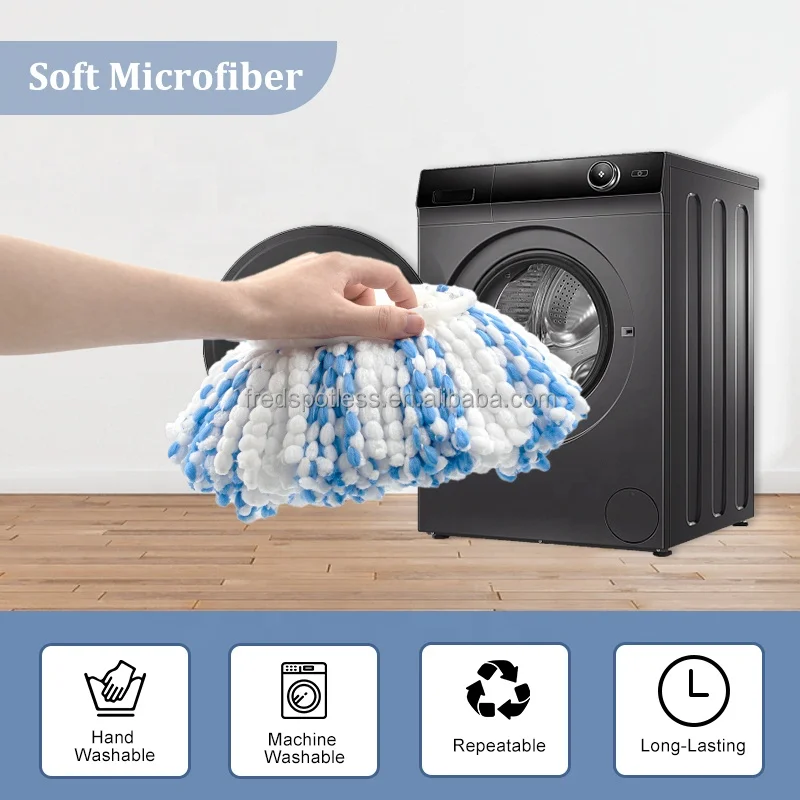 Novelty Popular Household Cleaning Mop Refill Suitable for O-Cedar Easywring 1-Tank system Microfiber Mop Pad