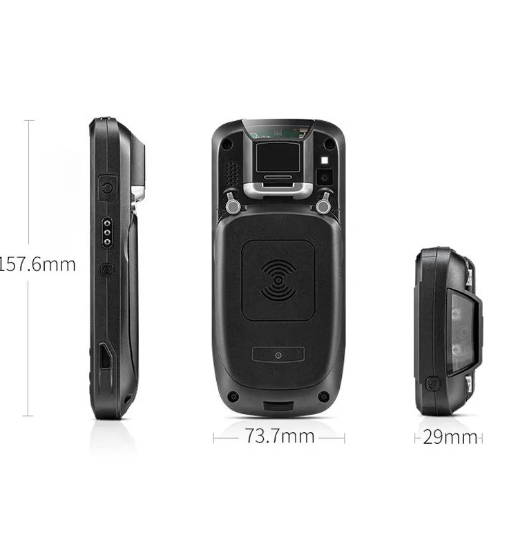 New Android 11.0 p pda 1d 2d rugged handheld pda biometric finger mobile phone device barcode scanner Pda For Healthcare