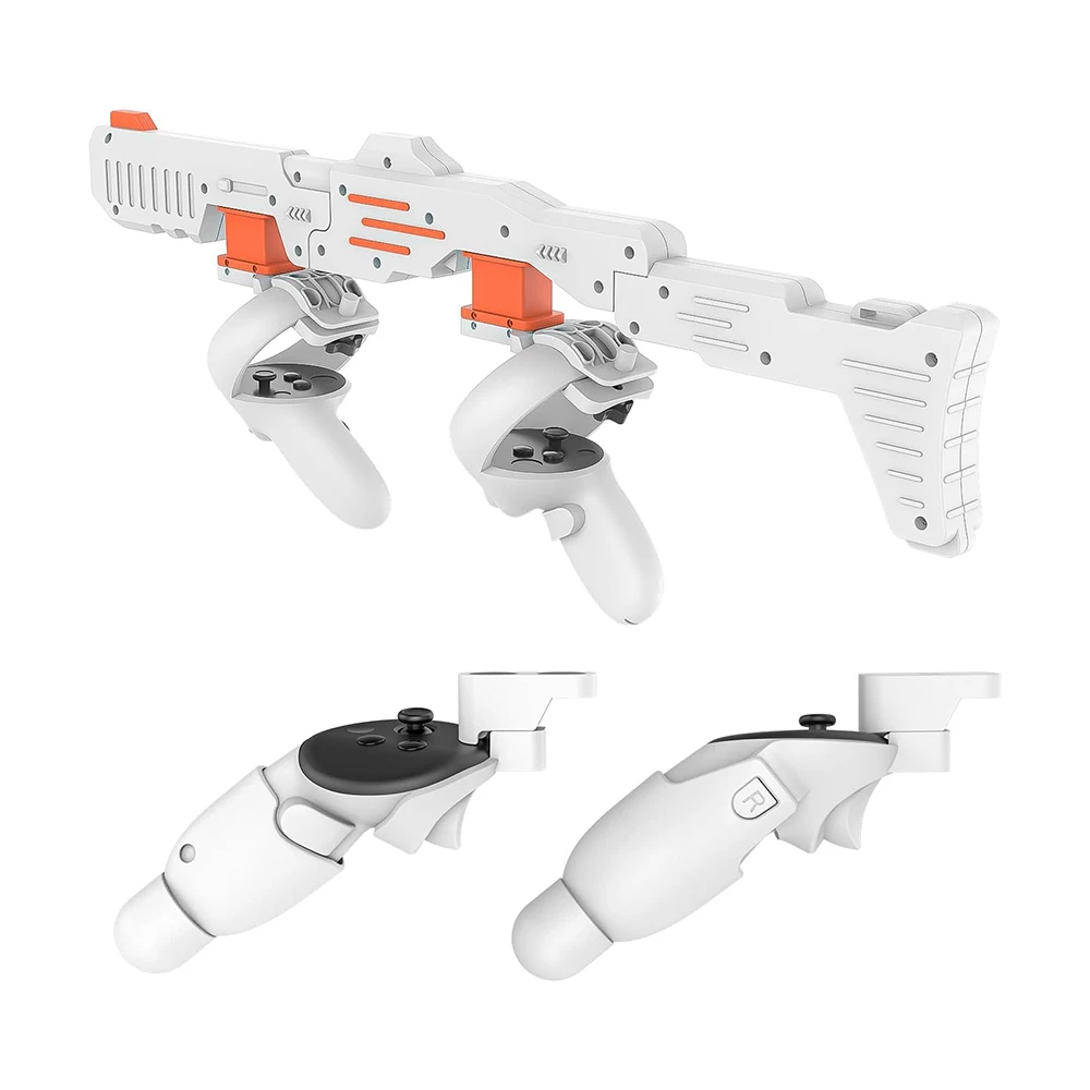 Enhanced VR Game Experience VR Shooting Game Rifle Gun Stock For Meta Quest 2 &3  With Shoulder Strap