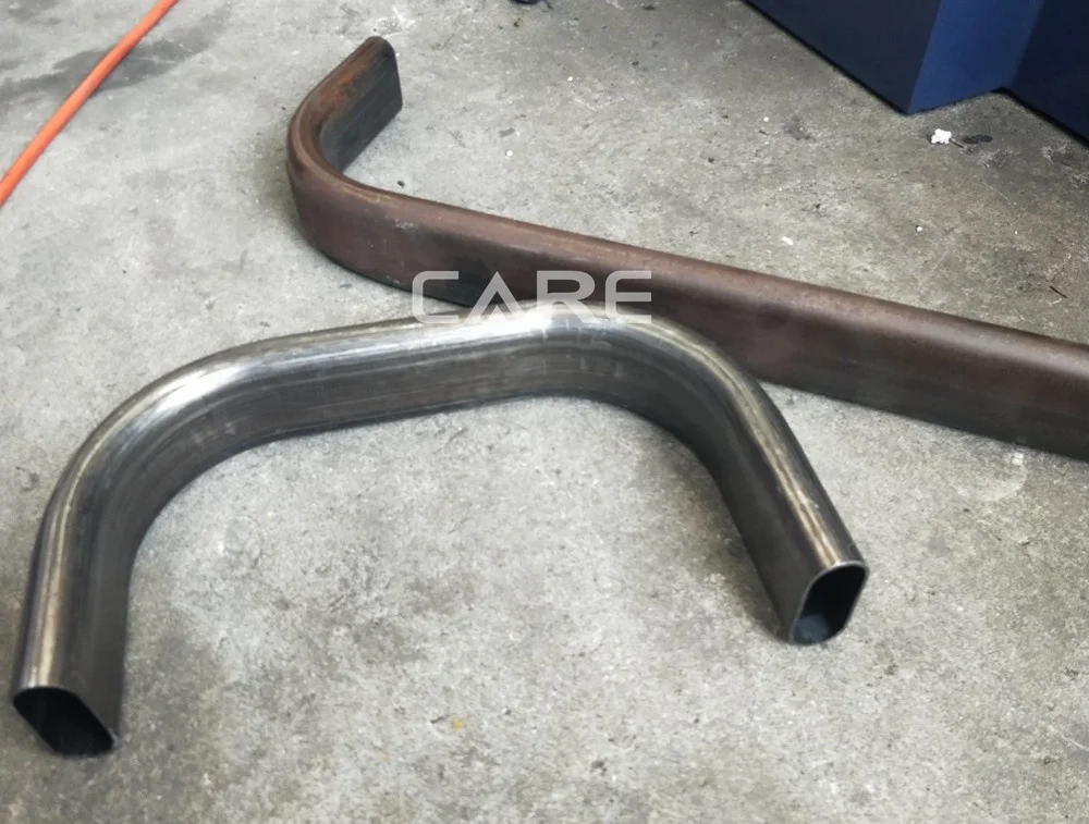 Гидравлический Овальный трубогибочный станок DW50NC с ручной подачей овальной трубы 20x50 мм