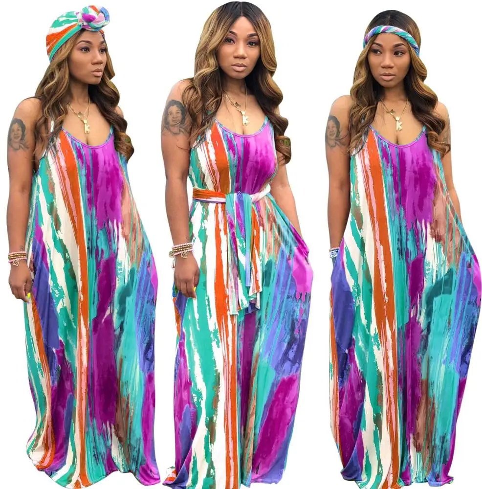 
SMR9365 New fashion ladies sexy Condole belt Dew shoulder bohemia maxi dress women halter dresses 