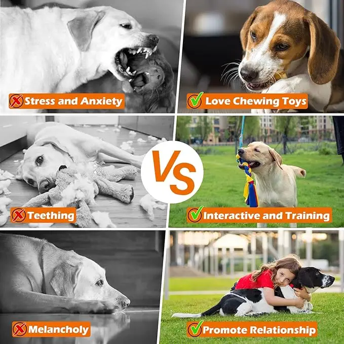 Interactive Dog Toys Training Flirt Pole Braided Fleece Toy Strong Cord Telescopic Rod Dog Flirt Pole Pet With Rope Chew Toy