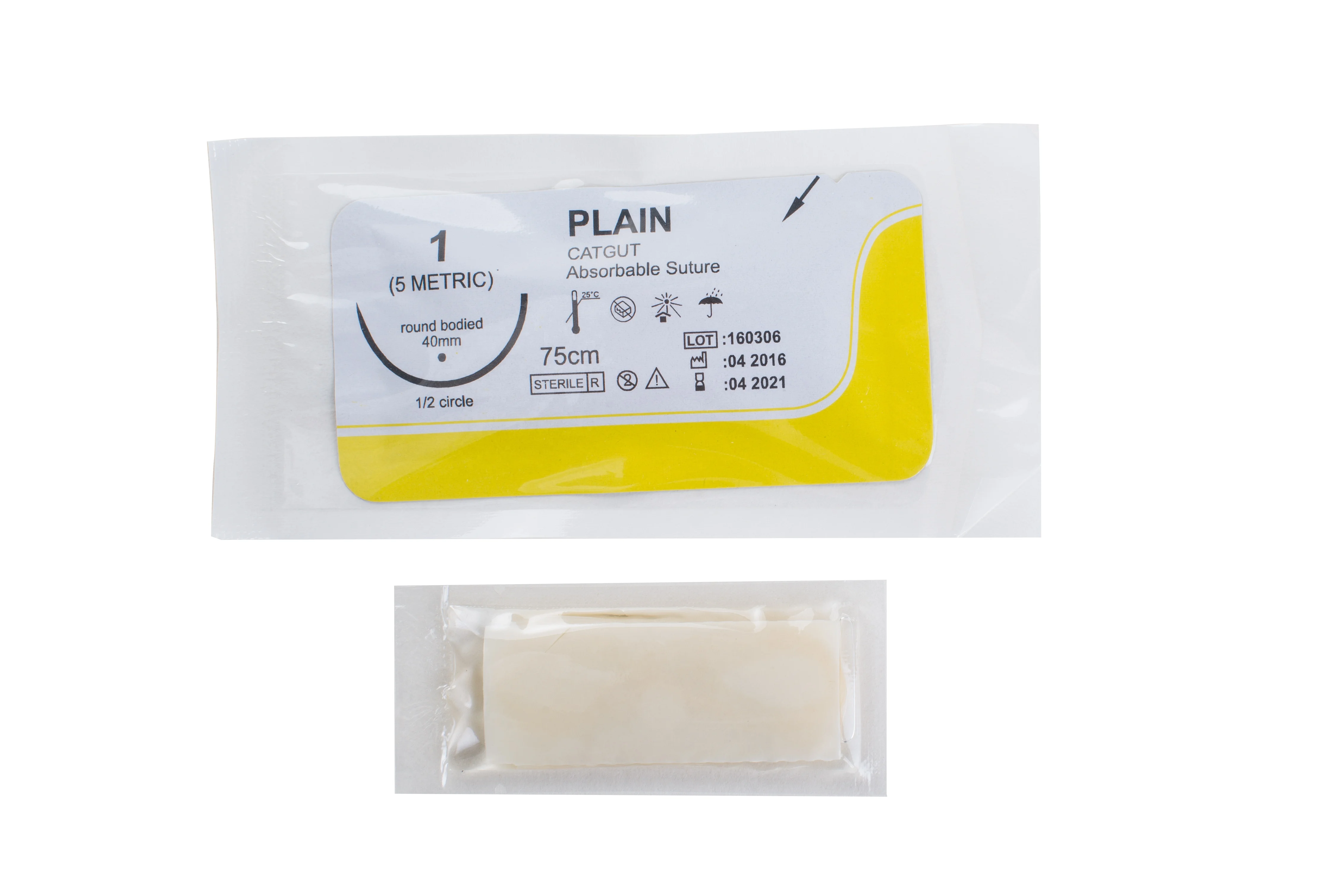 
absorbency disposable surgical sutures with needles thread Silk Braided 