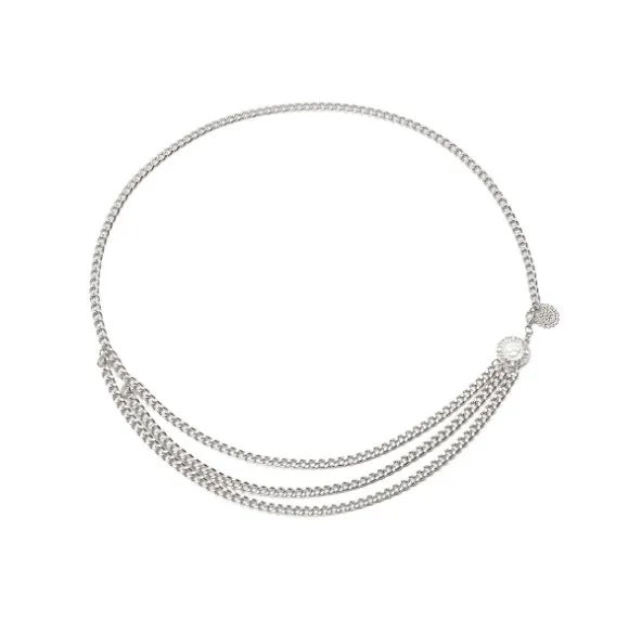 Alloy multi-layer body chain indian sexy waist chain women