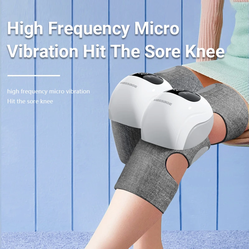Smart Knee Heating And Massage Or Joint Pain Relief Heat Air Compression Leg Massager For Circulation Knee Massager With Heat