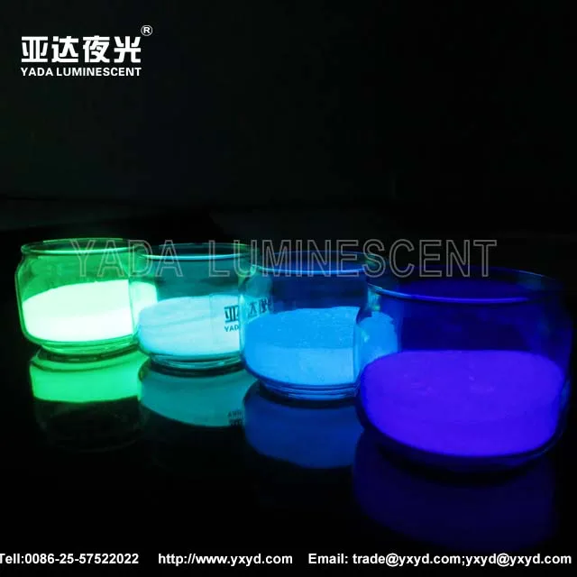 
photoluminescent glowing powder ,glow in dark powder pigment 